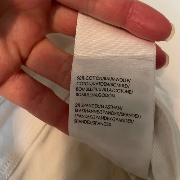 Liverpool white distressed cropped straight jeans - Picture 5 of 5